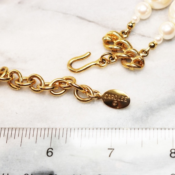 Vintage Baroque Massive Pearl Carolee Necklace - Picture 9 of 11